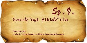 Szelényi Viktória névjegykártya