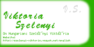 viktoria szelenyi business card